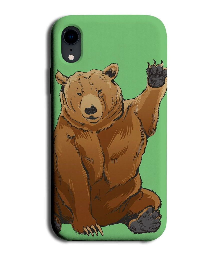Cartoon Waving Bear Phone Case Cover Wave Waves Bears Greeting Saying Hello P850