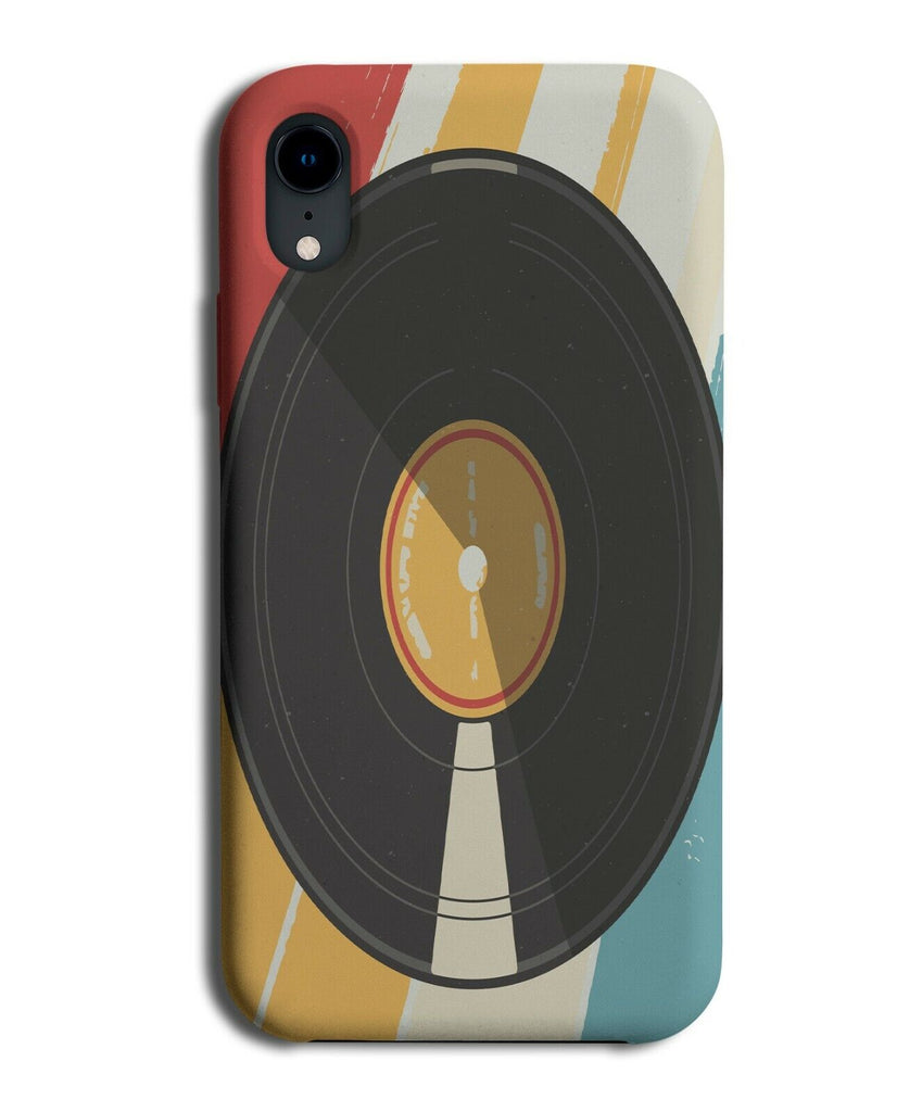 Retro Colourful Vinyl Record Design Phone Case Cover Picture Records K439
