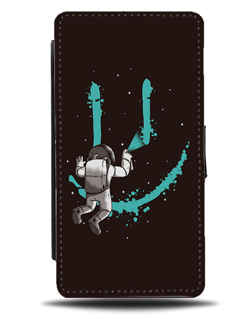 Astronaught Graffiti Artist Flip Wallet Case Spraypaint Spray Paint Artist E654