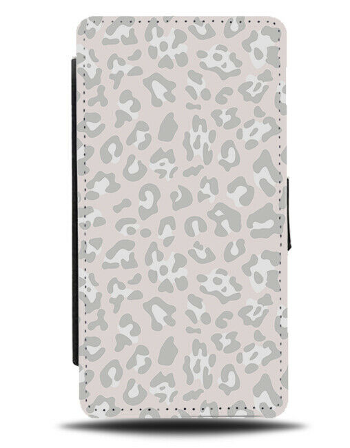 Dark Pink Coloured Leopard Print Spots Flip Wallet Case Dots Markings F117