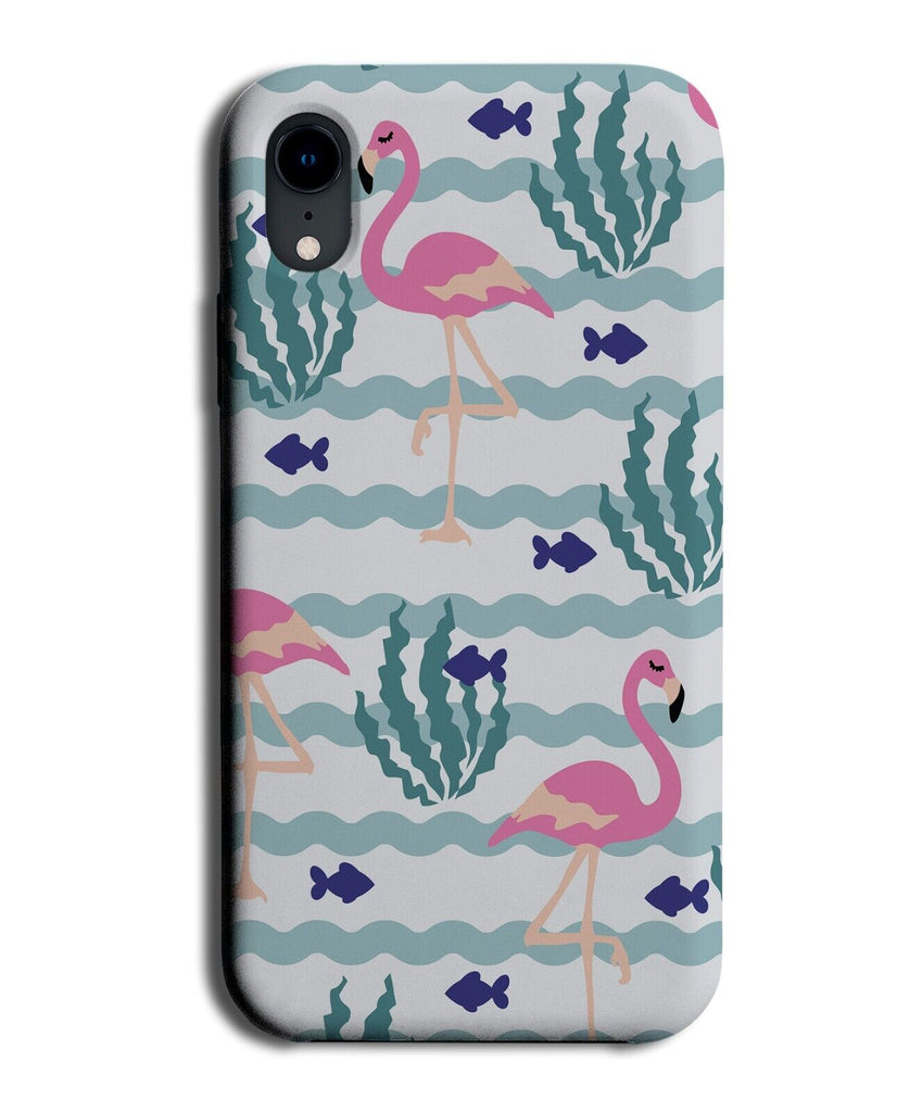 Flamingo Pattern Phone Case Cover Flamingos Sea Weed Seaweeds Seaweed Girls BA20
