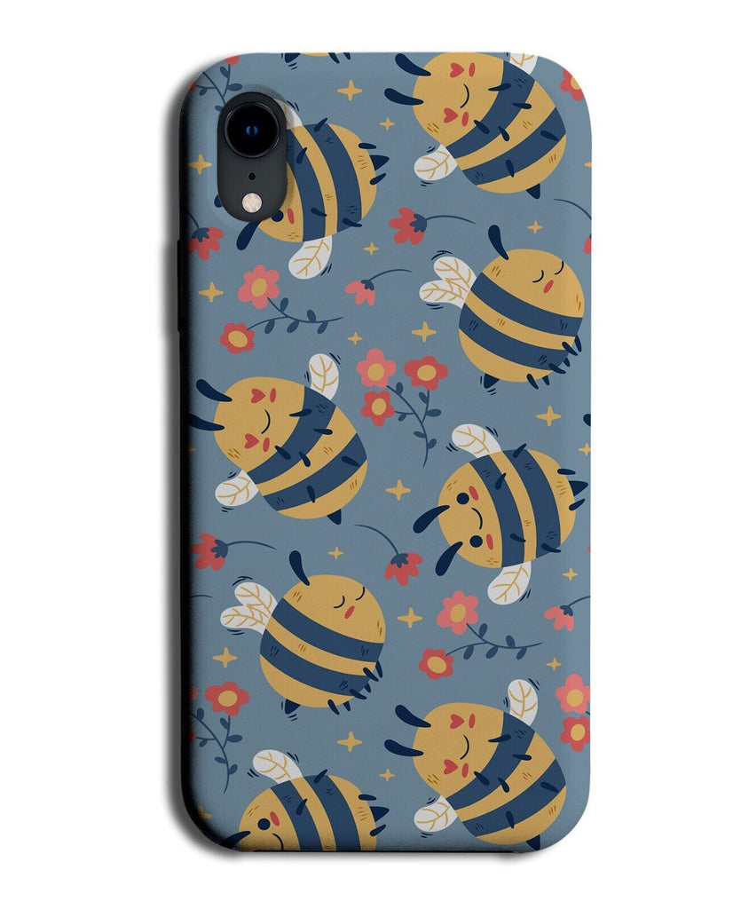 Cartoon Children's Bee Pattern Phone Case Cover Bees Bumblebee Bumblebees P633