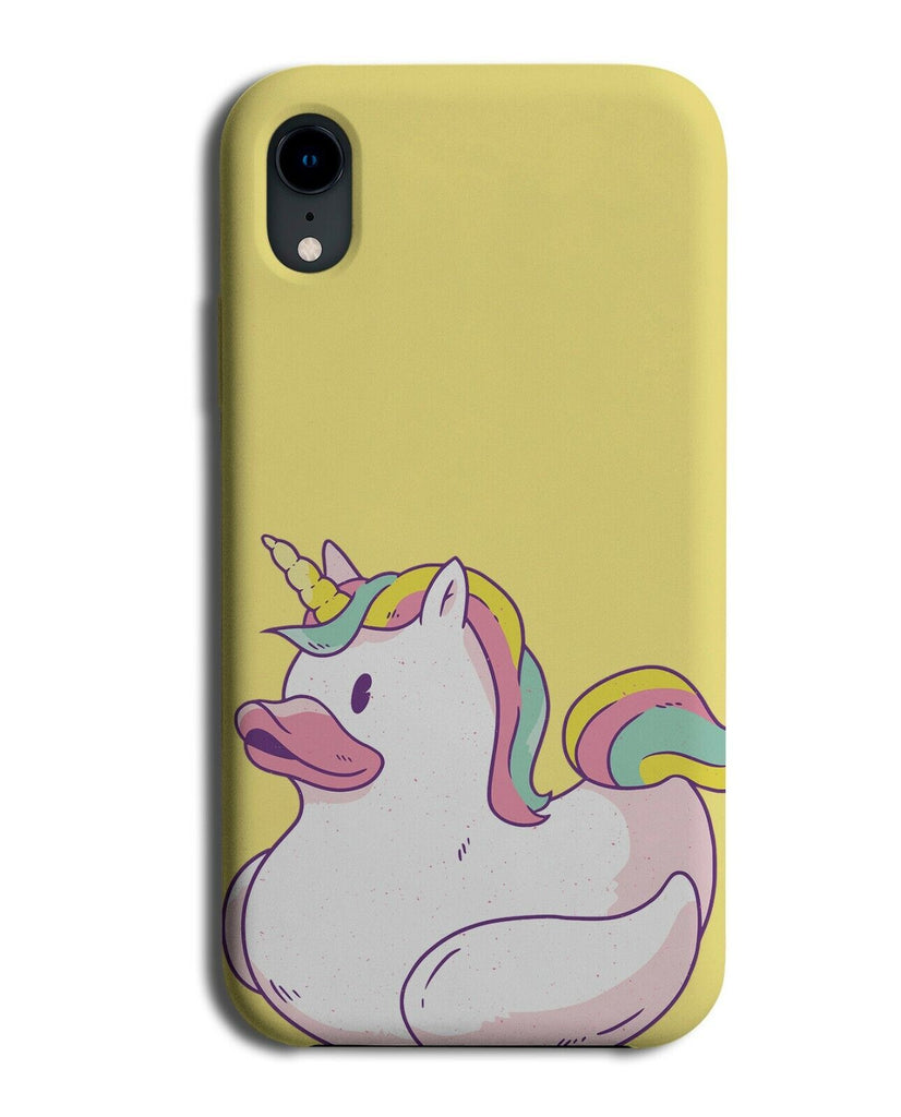 Unicorn Rubber Duck Picture Phone Case Cover Girls Girly Bath Tub Funny K430
