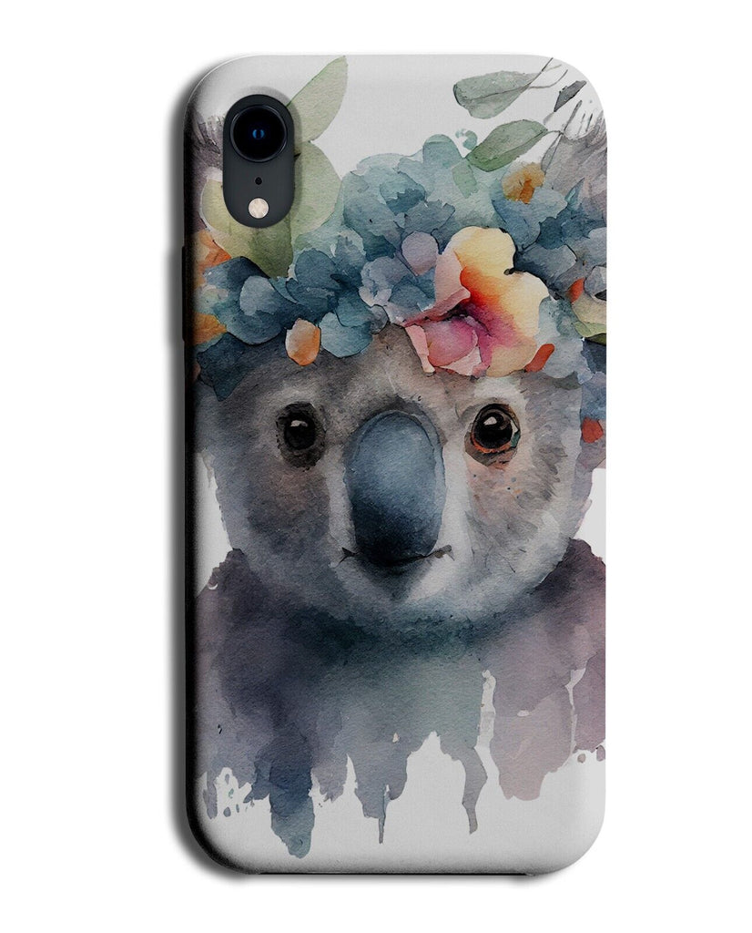 Koala Bear In Flower Crown Phone Case Cover Cute Koalas Flowers Floral Koal AP24