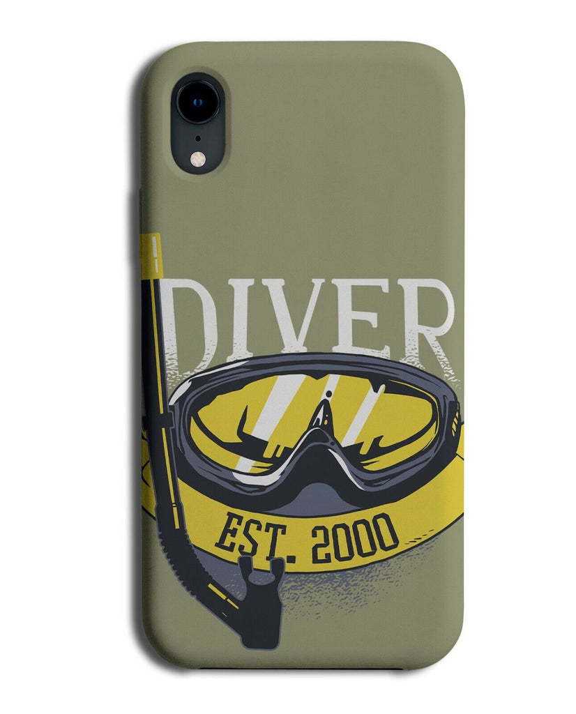 Stylish Scuba Goggles Design Phone Case Cover Logo Symbol Scubadiving K245