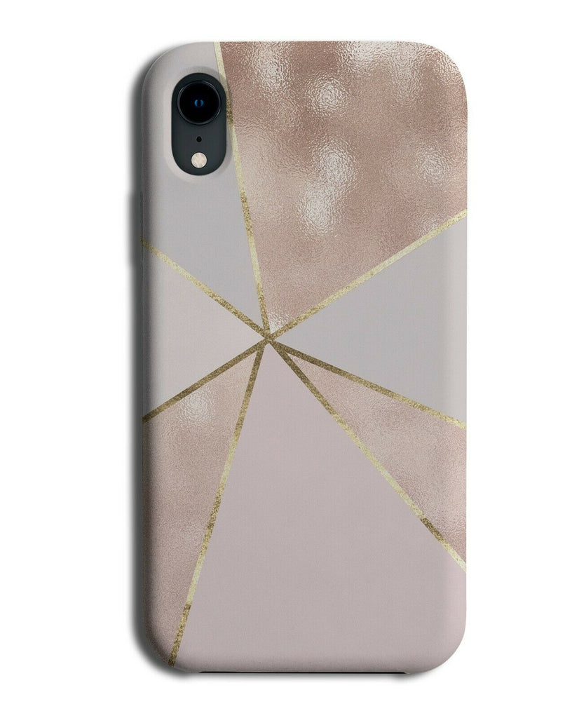 Rose Gold Pink and Golden Trimming Design Print Phone Case Cover Trim Girls G821