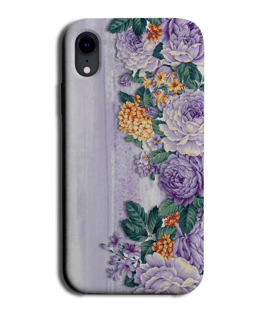 Violet Flowers Phone Case Cover Roses Rose Flower Floral Purple Light Pale AW38
