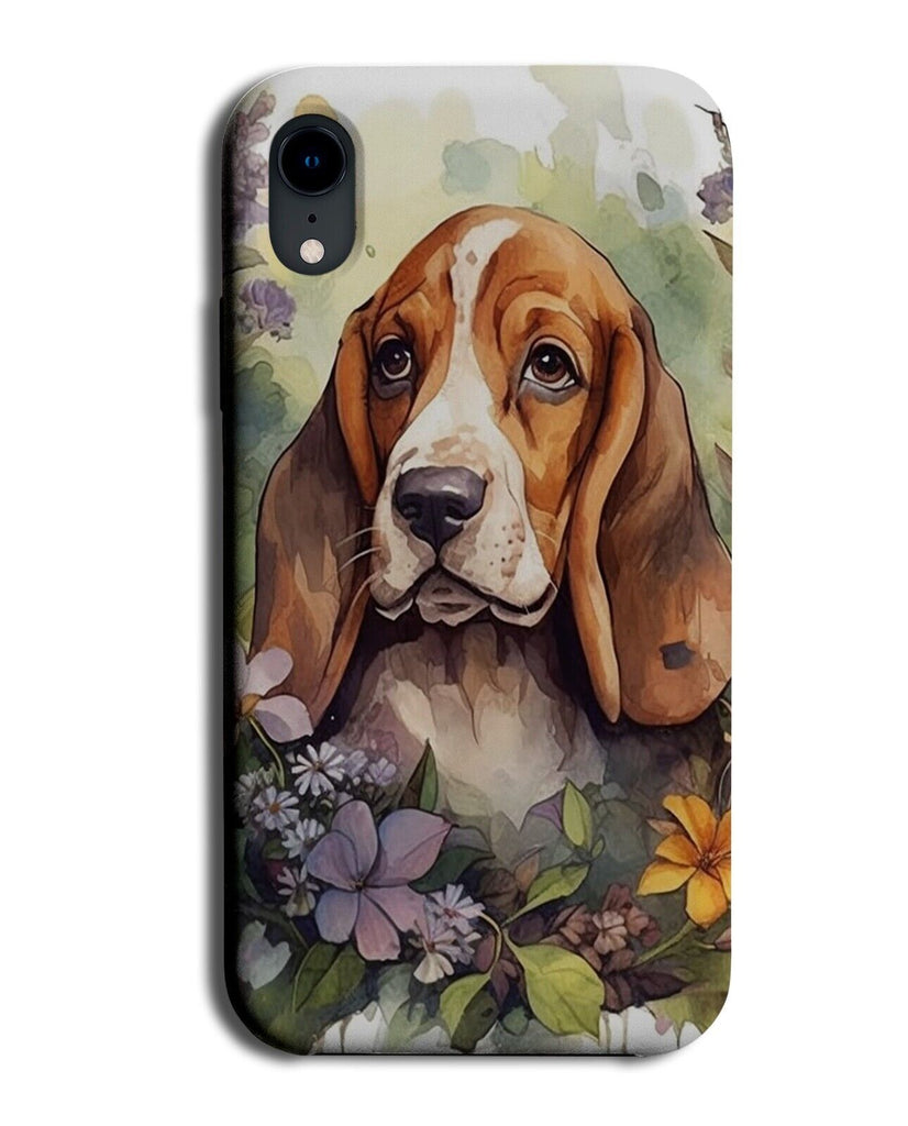 Floppy Ears Basset Hound Phone Case Cover Eared Ear Dog Dogs Hounds Brown CZ02