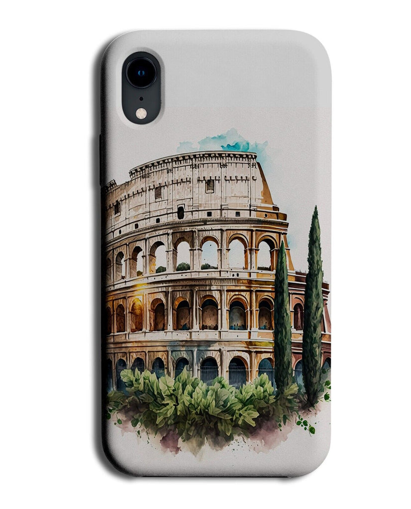 Watercolour Coliseum Phone Case Cover Italy Coliseums Colosseums Building P386B