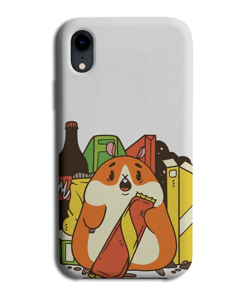 Fat Junk Food Hamster Phone Case Cover Funny Hamsters Fatty Face Chubby J491