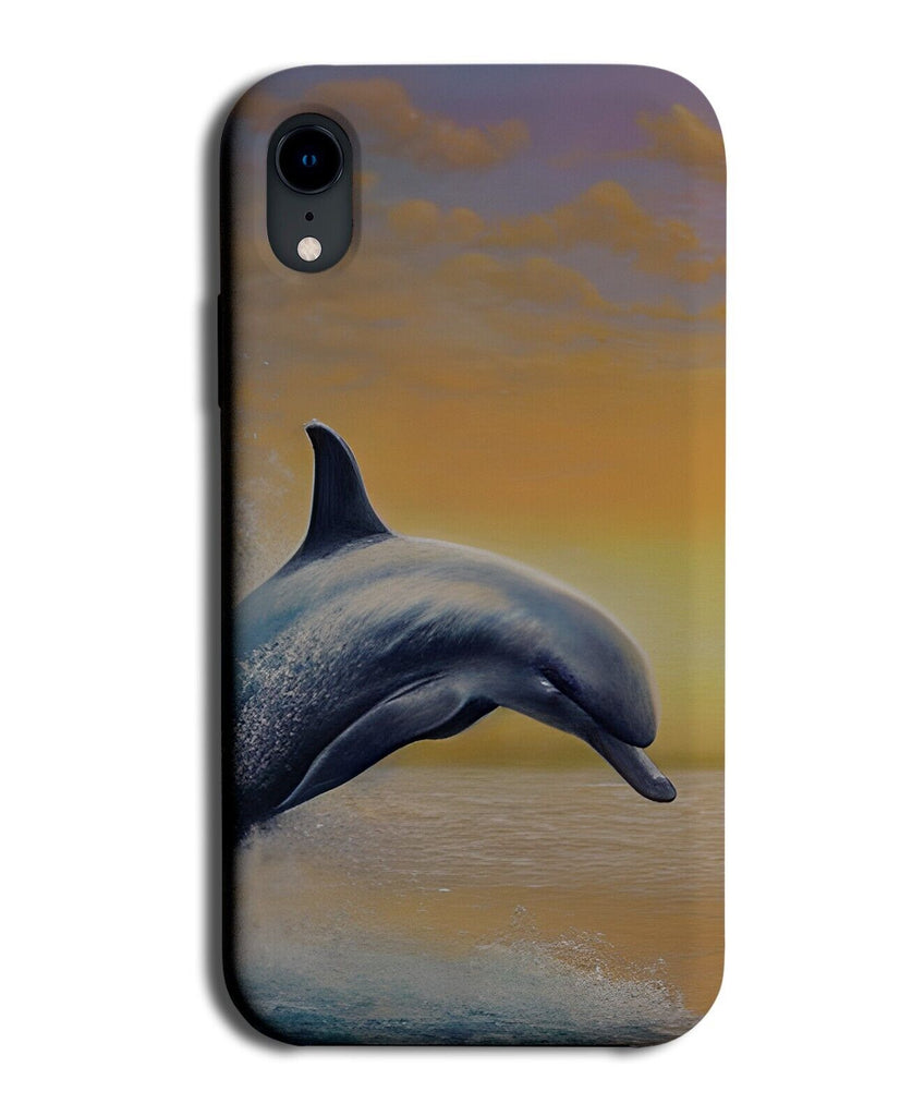 Leaping Dolphin Out Of Water Phone Case Cover Ocean Sea Curve Curved Back AL41