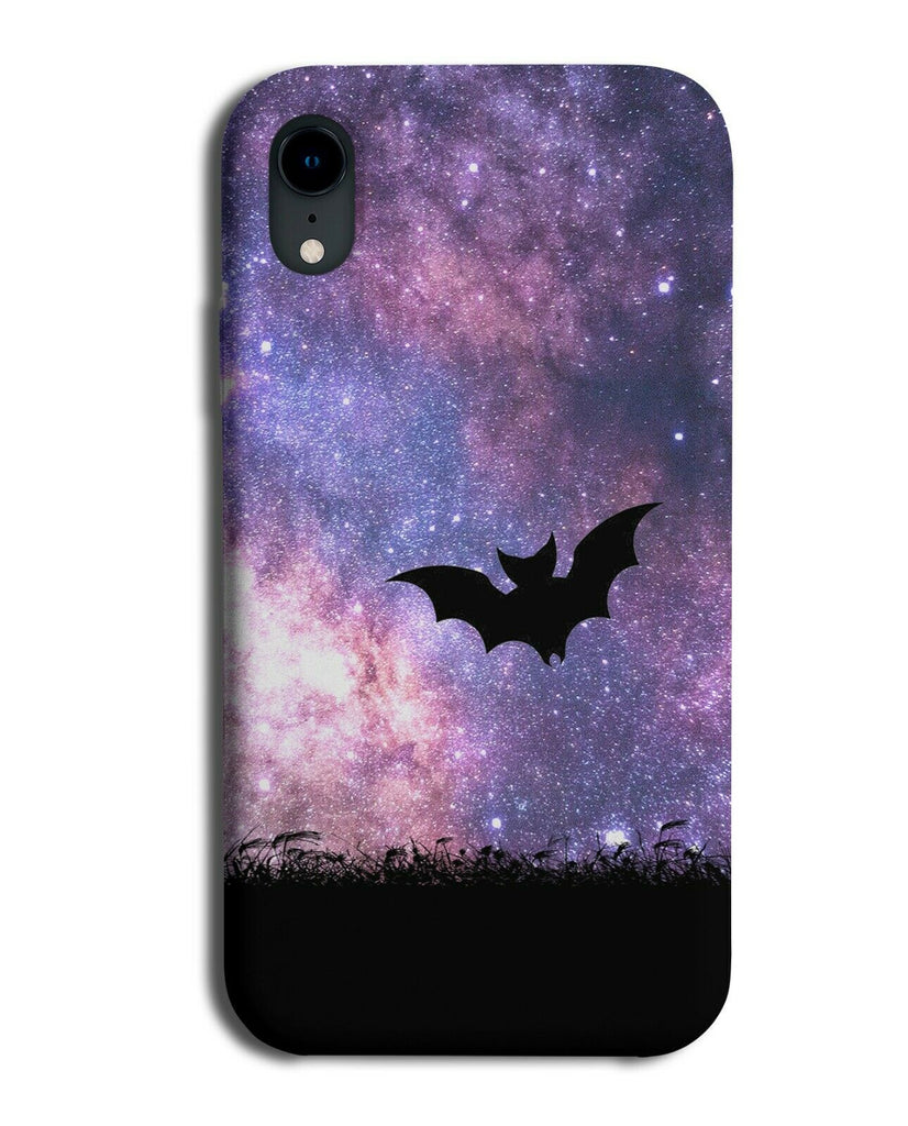 Bats Silhouette Phone Case Cover Bat Space Stars Night Sky i167