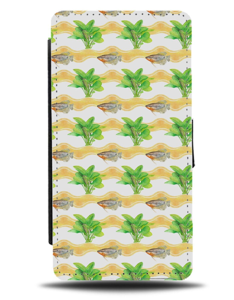 Tropical Fish Pattern Flip Wallet Case Gift Present Collector Plants Plant BE76