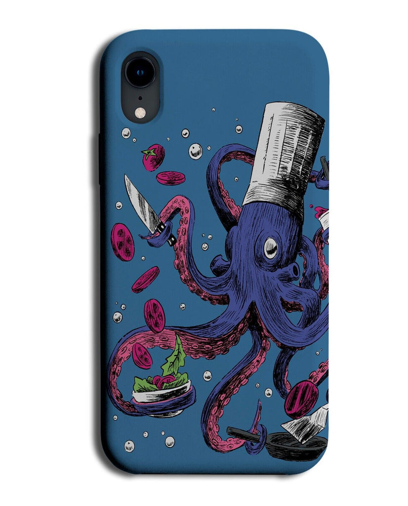 Octopus Chef Phone Case Cover Cooking Funny Octopuses Sushi Food Hat Sea P577