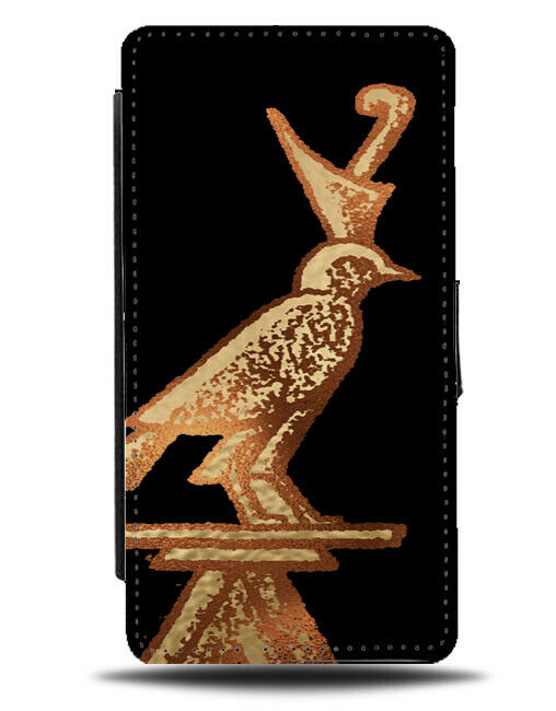 Egyptian Bird Symbol Flip Wallet Case Symbols Egypt Egyptians Logo Picture F486
