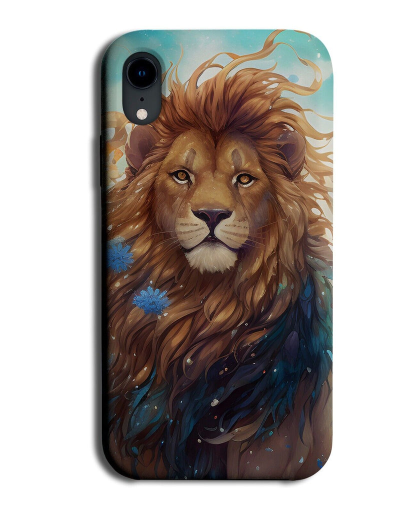 Gallant Brave Lion Phone Case Cover Bravery Lions FLowing Hair In Wind CE43