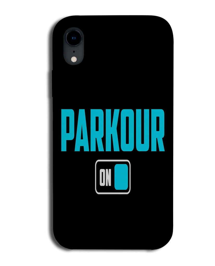 Funny Parkour Mode Phone Case Cover Free Run Runner Running Parkourer Blue BR88