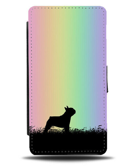 Pug Flip Cover Wallet Phone Case Pugs Dog Dogs Rainbow Colourful i097
