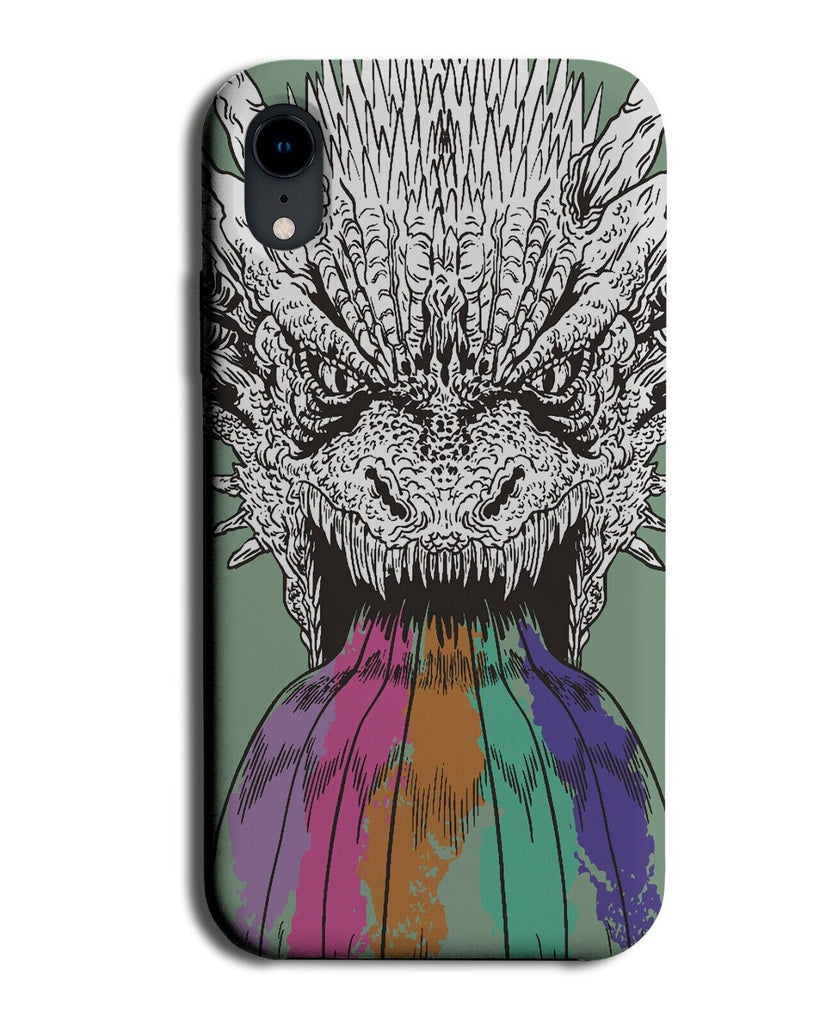 The Pride Dragon Phone Case Cover Funny Colourful Rainbow Out Dragons Mouth P685