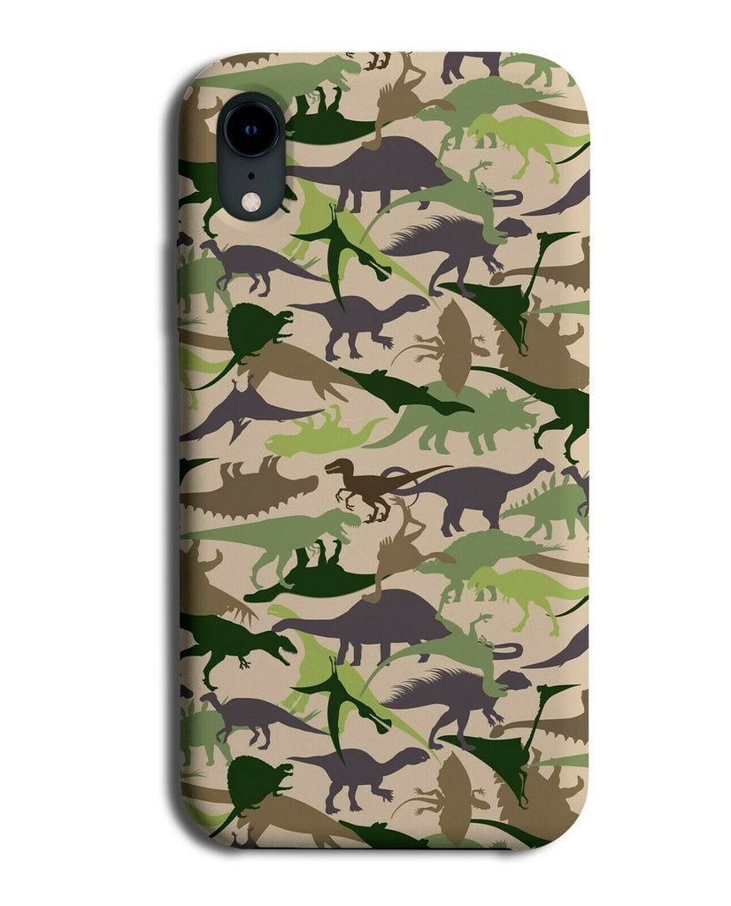 Army Dinosaurs Phone Case Cover Jurassic Silhouette Silhouettes Dinosaur F224