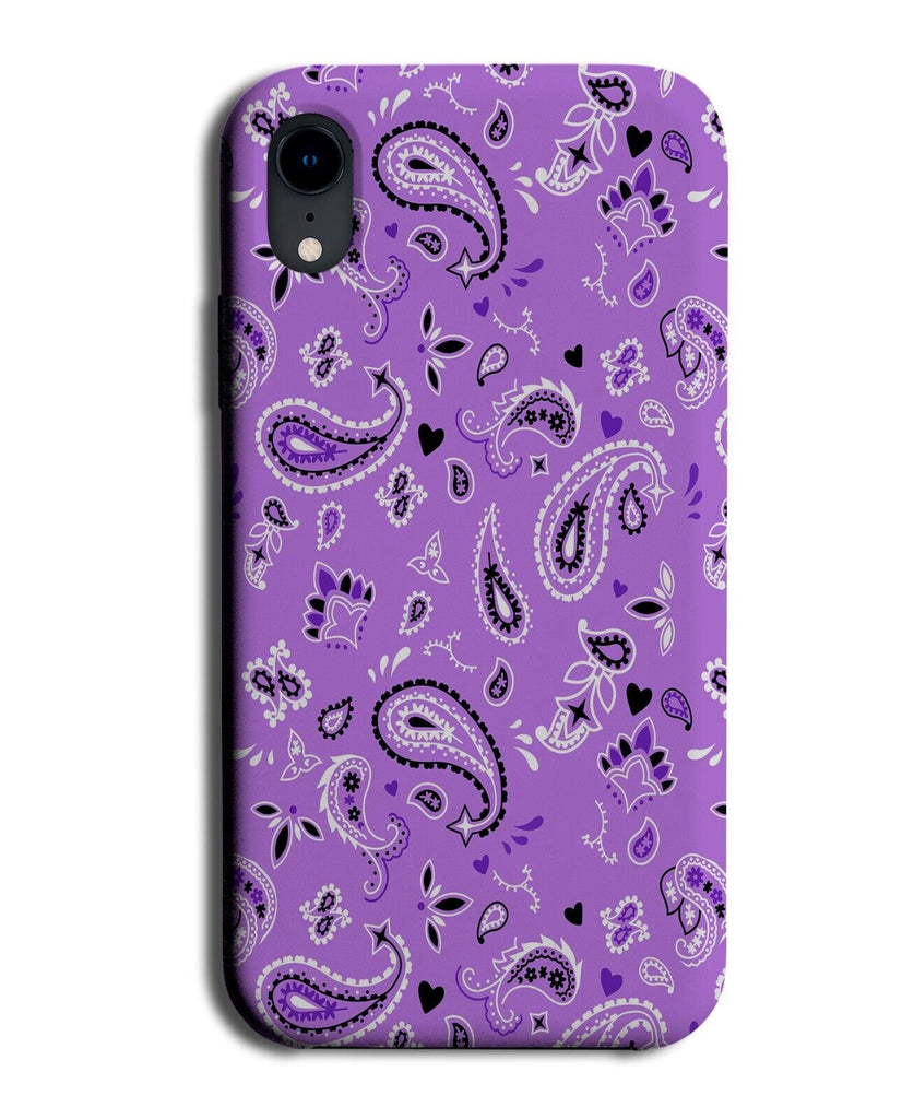 Lilac Purple Paisley Shapes Phone Case Cover Paisleys Indian Tribal Violet DB36