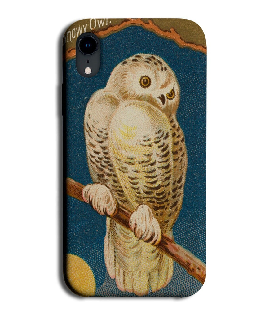 Vintage Snowy Owl Picture Phone Case Cover Art Owls Birds Of Prey Falconry LP54