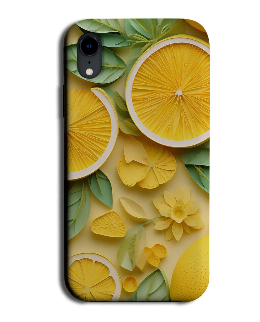 Lemon Slices Phone Case Cover Slice Lemons Pattern Yellow Artwork Art Fruit CY19