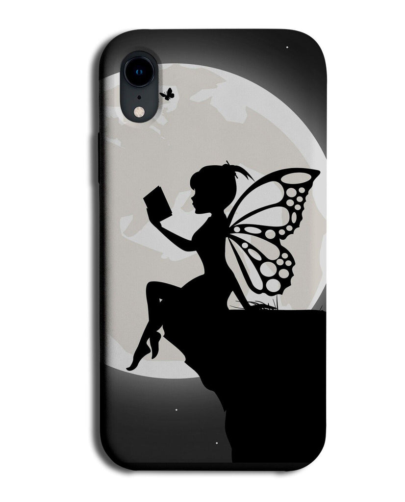 Fairy Reading A Book Silhouette Phone Case Cover Little Girls Books Read BJ52