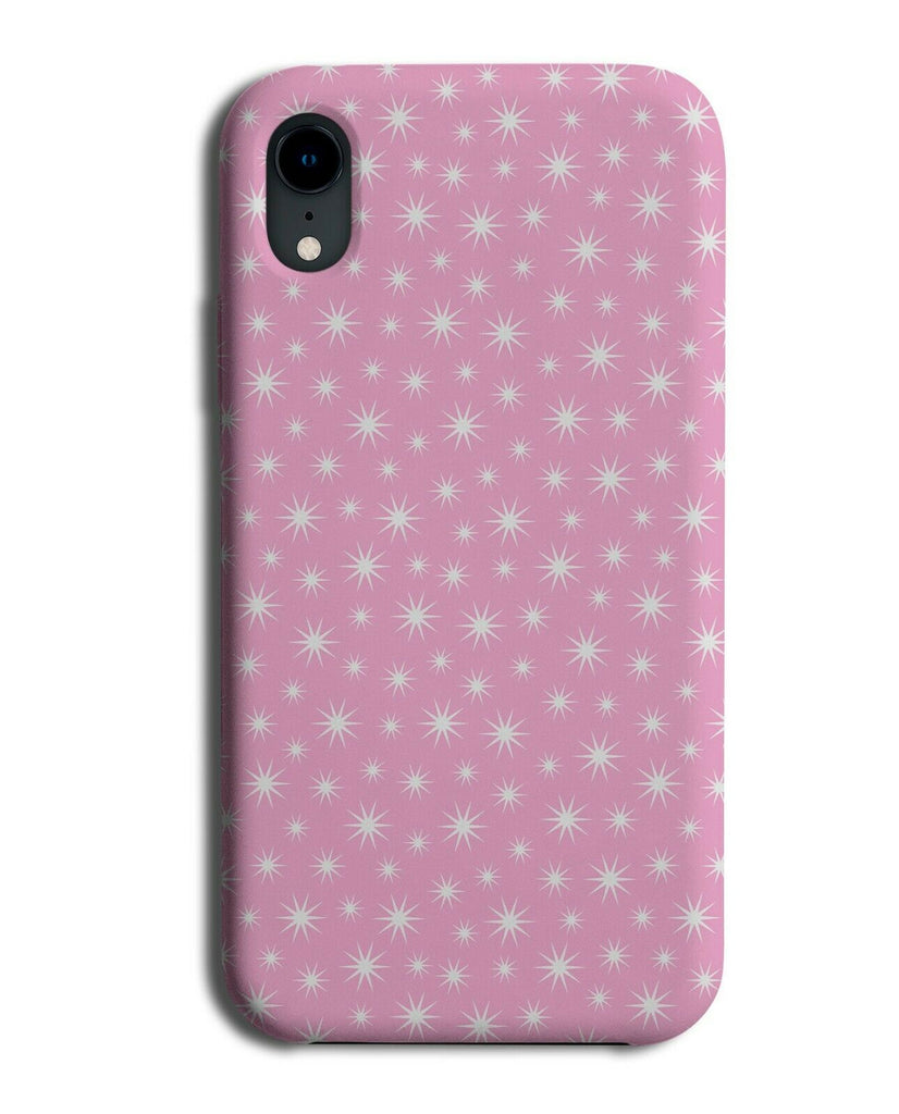 White and Baby Pink Spotted Phone Case Cover Spots Dots Pattern Dotty G250