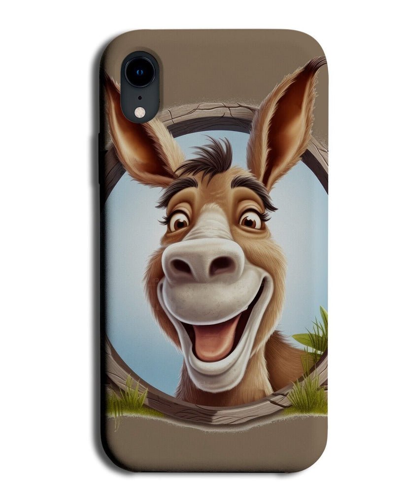 Funny Donkey Head Phone Case Cover Donkeys Face Farm Animal Kids Style DA32