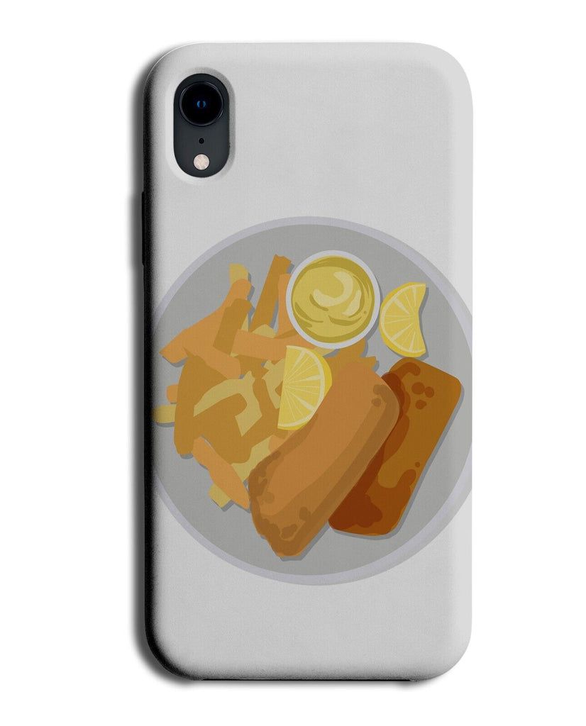 Fish and Chips Phone Case Cover Chip Cod English Takeaway Food British UK P214