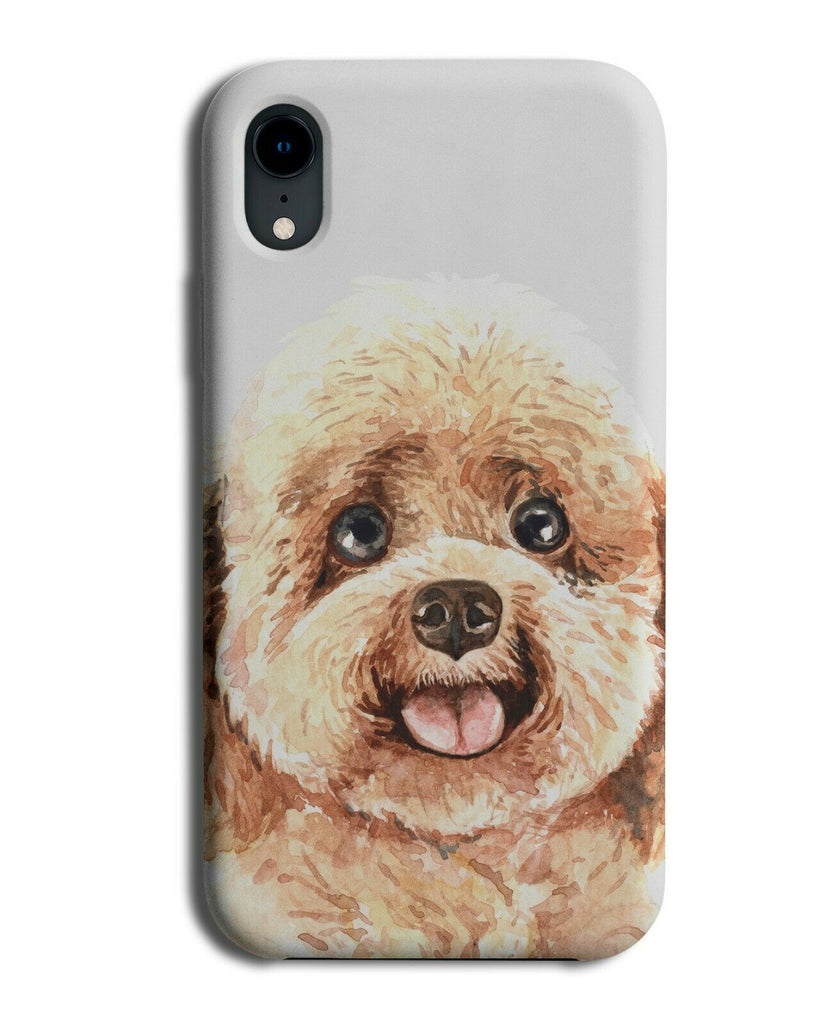 Poodle Phone Case Cover Dog Oil Painting Artwork Art Face Portrait Drawing K726