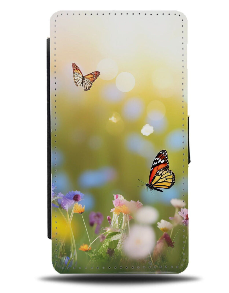 Butterflys In The Meadow Flip Wallet Case Meadows Butterfly Summer Meadows BB28