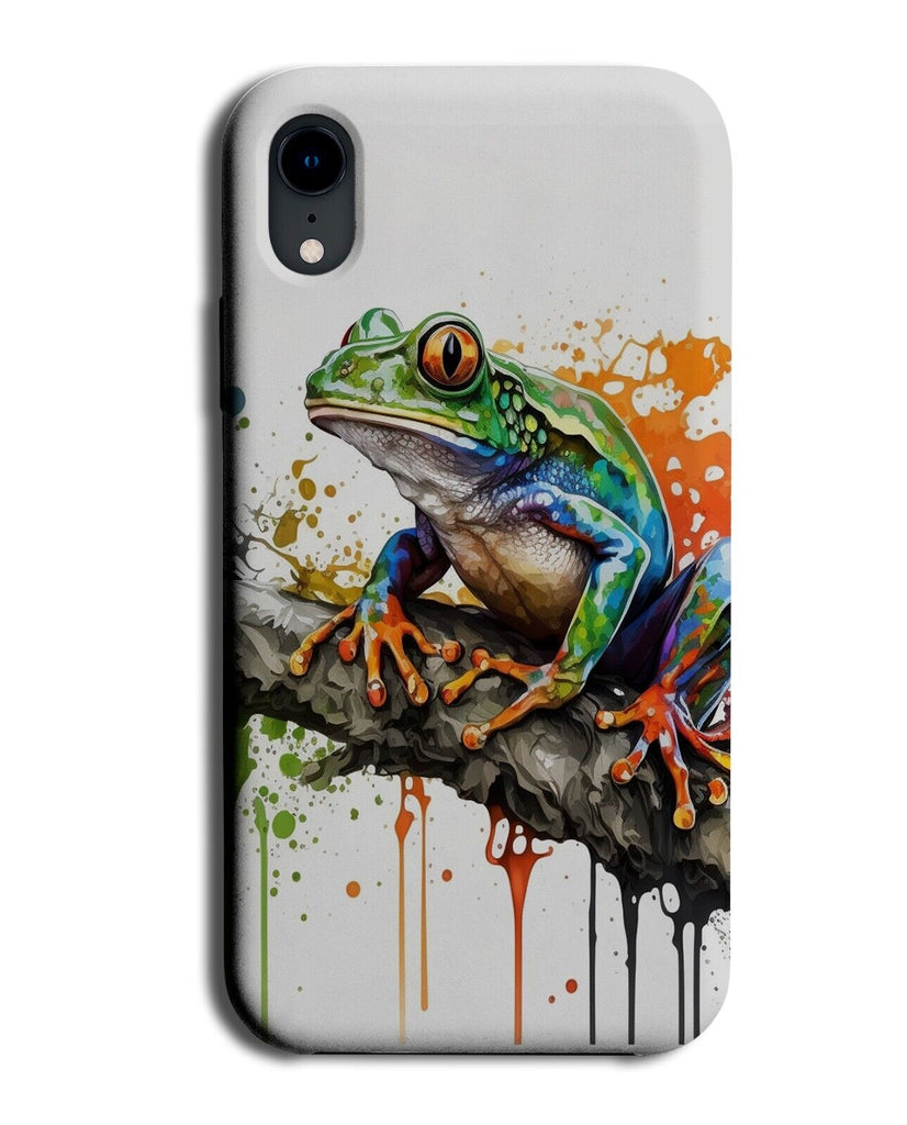 Dripping Artwork Tree Frog Phone Case Cover Drips Art Frogs Toad Jungle BH07