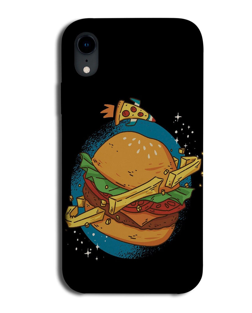 Burger Planet Phone Case Cover Cartoon Planets Space Pizza Slice Food Outer P540