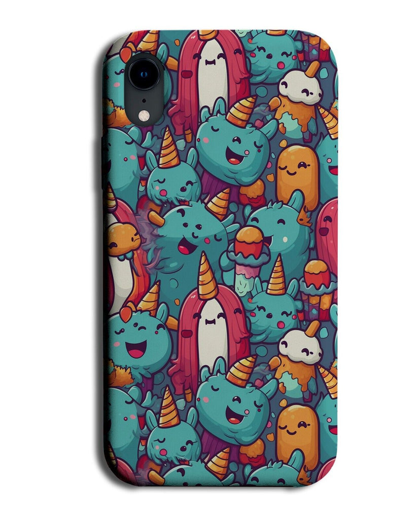 Cute Bubble Anime Monsters Phone Case Cover Monster Ghouls Ghoul Horror CW98
