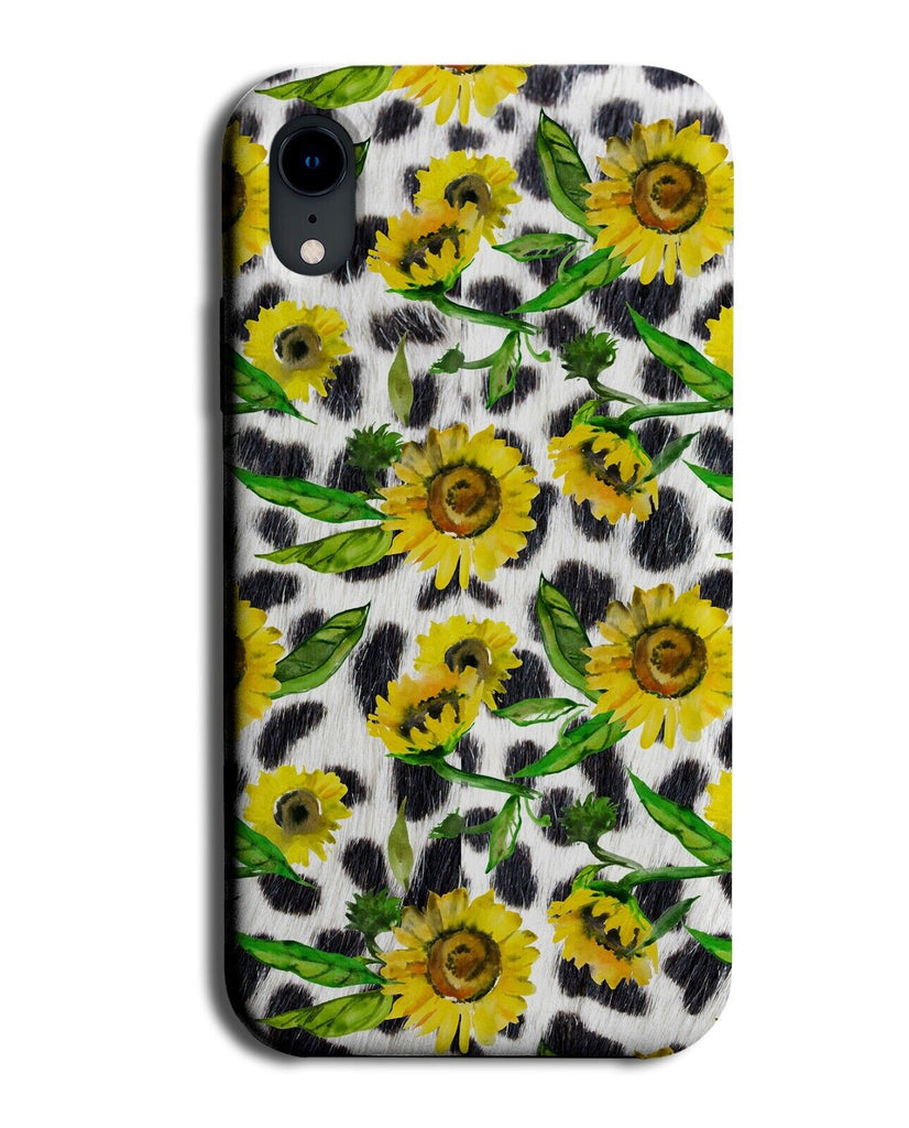 Dalmatian Spots and Sunflowers Phone Case Cover Sunflower Skin Print Dog AI30