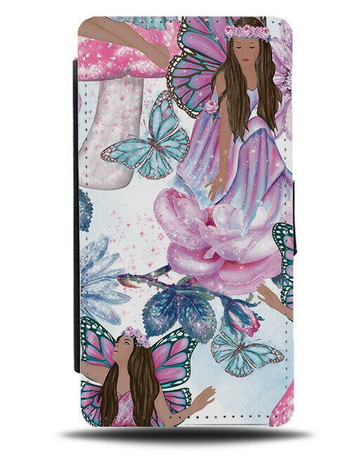 Fairy Oil Painting Flip Wallet Case Watercolour Paint Art Fairies F967