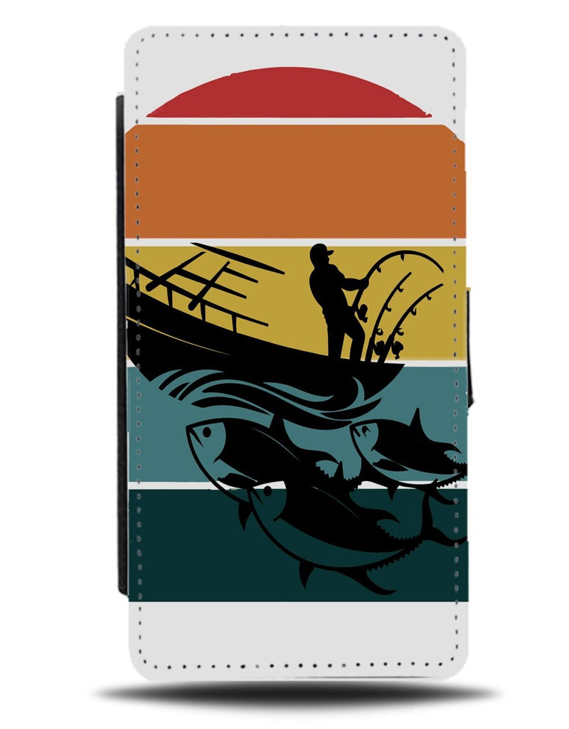 Bass Fishing Flip Wallet Case Basses Fisherman Carp Carps Rod Dads Dad AN56