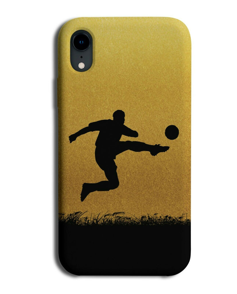 Football Phone Case Cover Ball Footballer Gift Present Gold Golden Balls i591