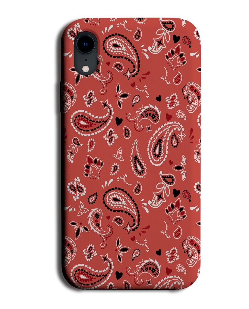 Dark Orange Paisley Shapes Phone Case Cover Paisleys Indian Tribal Style DB34