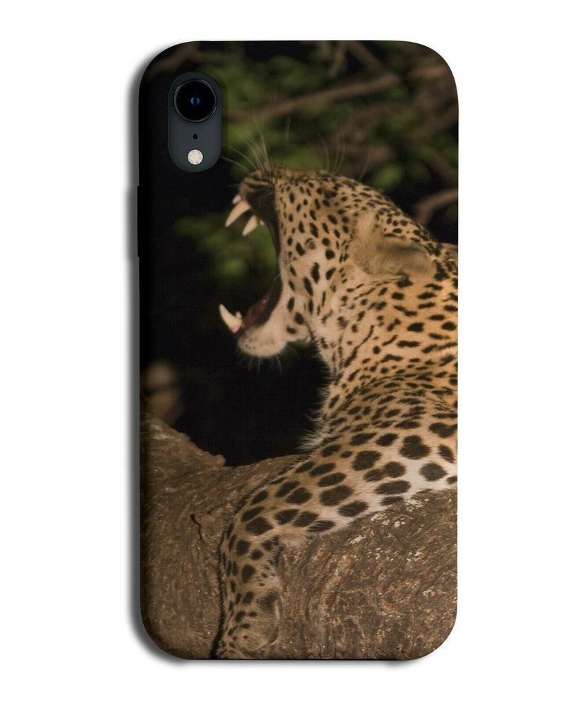 Yawning Leopard Phone Case Cover Leopards Photo Wild Jungle Animal H921