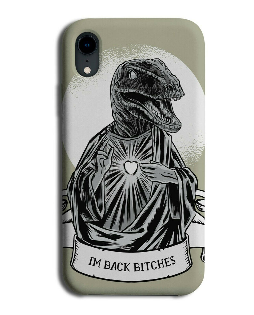 Dinosaur Jesus Christ Phone Cover Case Dinosaurs Leaver Black and White J233