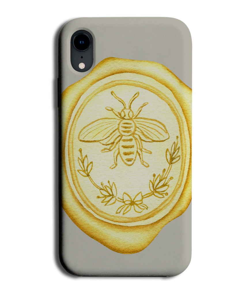 Honey Bee Wax Letter Seal Phone Case Cover Waxed Print Stamp Sealed Style Q522B