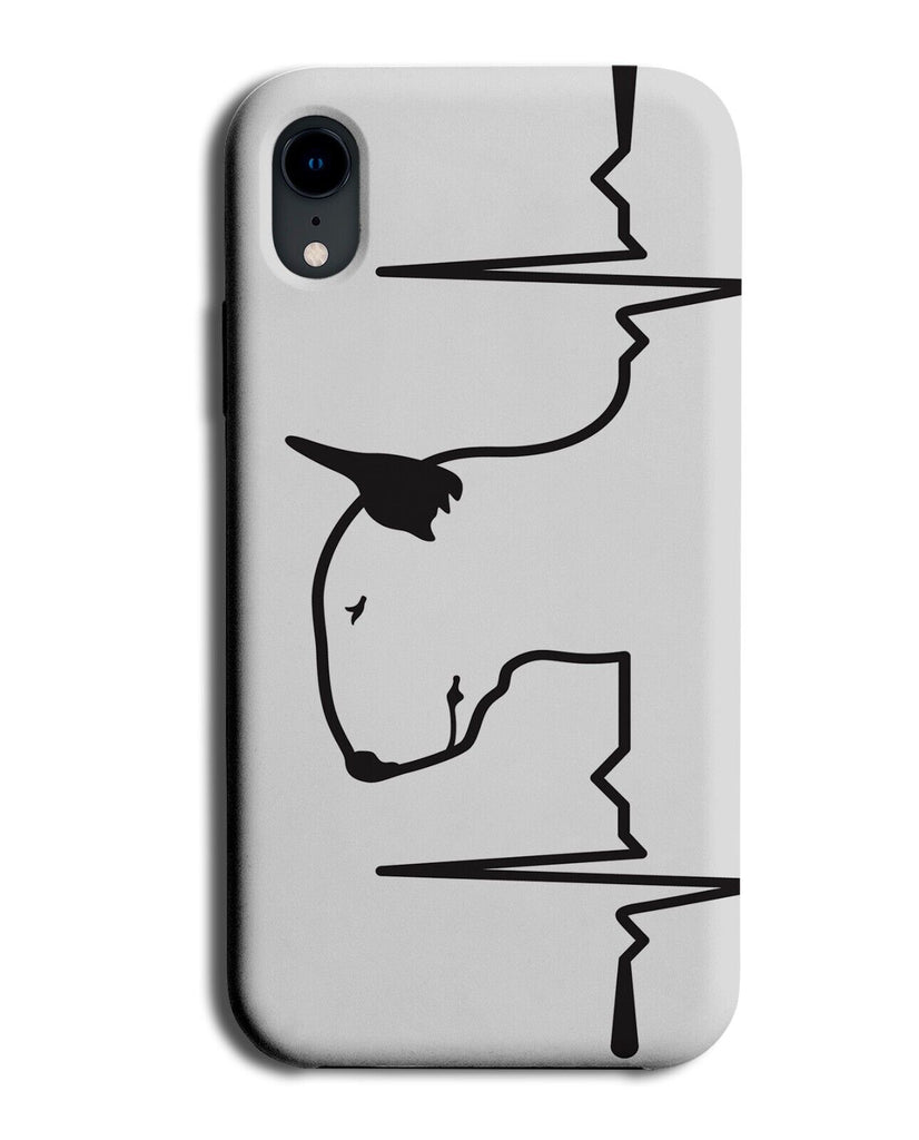Bull Terrier Heartbeat Phone Case Cover Terriers Dog Dogs Gift Funny Lover AE95