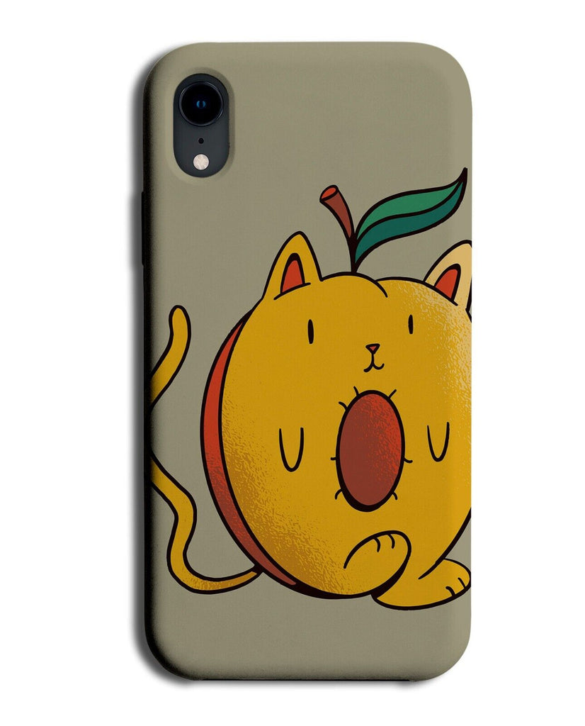 Cartoon Apricat Food Pun Phone Case Cover Dad Joke Funny Apricot Cat Cats P462