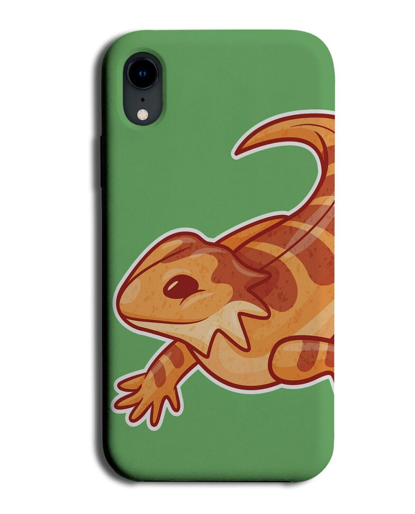 Cartoon Bearded Dragon Phone Case Cover Lizard Lizards Pet Pets Dragons P632