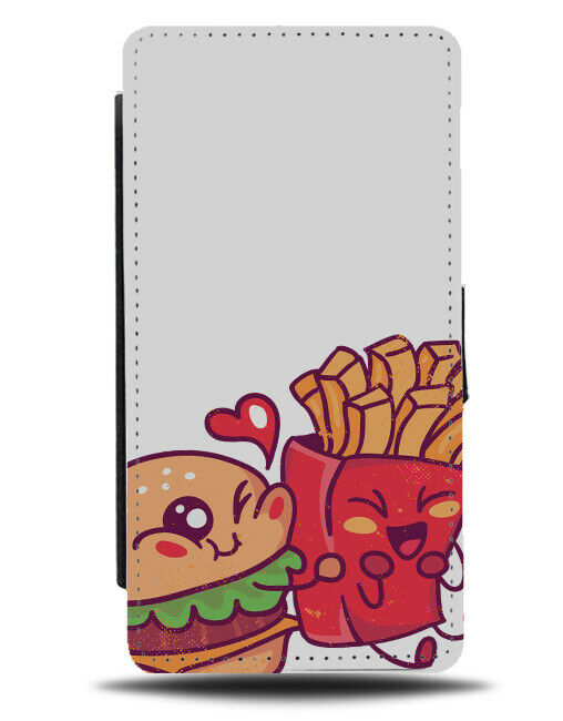 Cartoon Burger & Fries Phone Cover Case Chips Picture Friends Burger Design J081