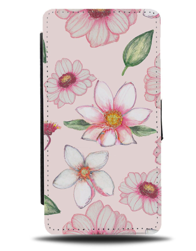 Daisies and Dogwoods Pattern Flip Wallet Case Flower Flowers Daisy Dogwood AI04