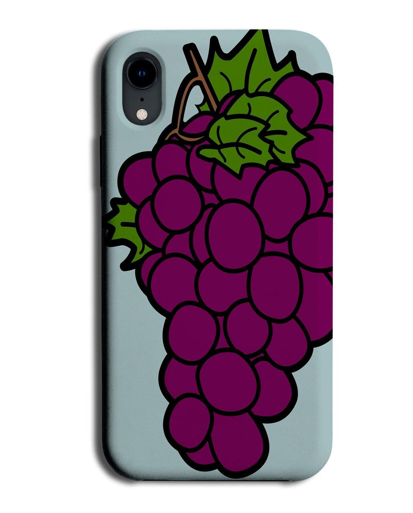 Cartoon Purple Grapes Phone Case Cover Fruit Bunch Of Grape Berry Berries Q718